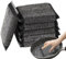 6 Seifenpads aus Stahlwolle | Scheuerpads gefüllt mit Seife, rot, vorgeseifte Pads aus Edelstahl, für die Reinigung von Küchenutensilien