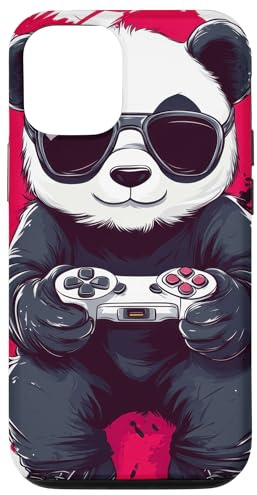 Coole Panda Sonnenbrille Comic Gaming Gamer Cute Hülle für iPhone 12/12 Pro