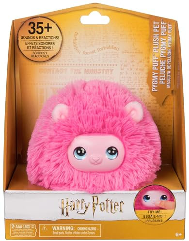 Harry Potter - Interaktiver Plüsch-Minimuff mit über 35 Geräuschen und Reaktionen, Spielzeug für Kinder ab 6 Jahren, Fanartikel