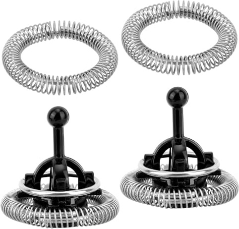 4pz Ricambio Montalatte per Nespresso, Fruste Ricambio e Set Anelli a Molla Accessori per Montalatte Compatibili con Nespresso Aeroccino 3/4/Plus