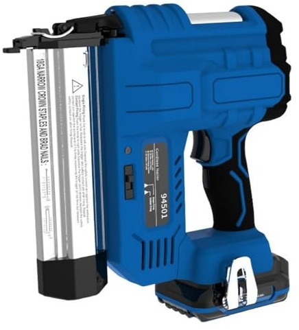 Pistolet À Ongles Électrique Sans Fil De Calibre 18, Machine Clouer Avec Clous 40mm Et 50mm, Cloueur Rechargeable, Outil Bricolage Puissance De Frappe