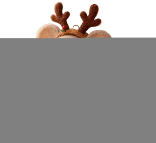 Filzmaus Weihnachtsdekorationen, Filz Weihnachtsmäuse Ornamente, Nadelfilz Mäuse Dekorationen, Niedliche Handgemachte Ornament Für Tisch Bücherregale Auto Armaturenbrett