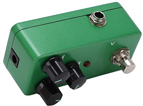 AKLOSIPY Gitarren-Overdrive-Effektpedal-Sound mit Geringem Rauschen und Grünem Metallgehäuse