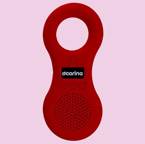OCARINA Music Player - Xmas Edition - Rosso Oriente (ED. 2025) Made in Italy. Portatile, Antiurto, Sostenibile. Connessione Bluetooth.