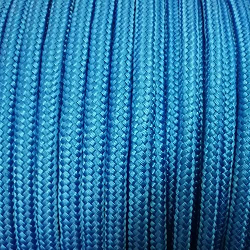 50m x 10mm Blue Strong Braided Polypropylene Plaited Poly Rope Cord Yacht Boat Sailing