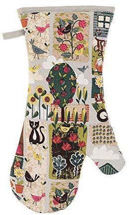 Ulster Weavers Home Gauntlet (37 x 20cm) -100% Cotton-1 Piece Themed Heat Resistant-Washable-Gardening Oven Glove Accessories-Kitchen Gifts, Multi, One Size