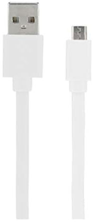 mooov 732071 Micro-USB-Kabel, flach, 1 m, Weiß
