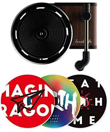 basisago Retro Auto Lufterfrischer, Vinyl Rekord Auto Air Vent Duft Diffusor Klimaanlage Mit 3 Aromatherapie Tabletten Enthalten, Parfüm Für Auto Home Office