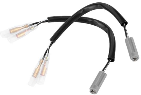 Qqmora Premium Adapter Blinker Kabel Adapter Blinker Kabel Stecker Personalisiert Motorrad Metall Blinker Kabel Adapter Langlebig Blinker Kabel Stecker Mopeds Zubeh?r , andere