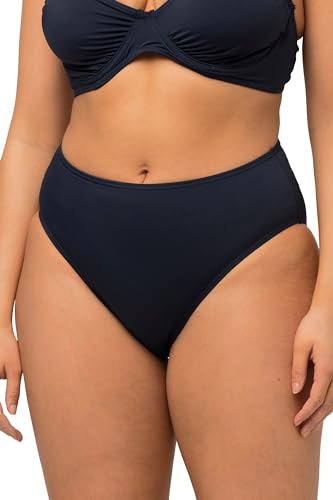 Ulla Popken Damen Bikinislip Bikini, Marine, 48 EU