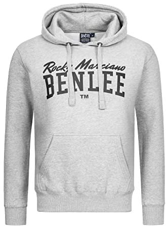 BENLEE Herren Kapuzensweatshirt Normale Passform STRONGHURST 3XL, Marl Grey/Black