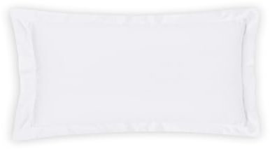 MAGANO® Luxus Kissenbezug 40x80 Weiß | Bambus & Baumwolle Satin | 400 TC Premiumqualität | Hypoallergen & Klimaregulierend | 5cm Stehsaum | Kopfkissenbezug 40x80 cm
