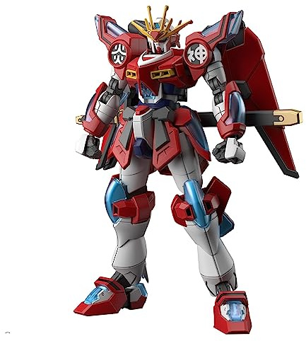 Bandai Hobby HG 1/144 Shin Burning Gundam Model Kit High Grade | Shin Burning Gundam - Mobile Suit Gundam - Gundam Metaverse - No Glue Hobby Kit - Mecha Build - Beginner Friendly Model Kit