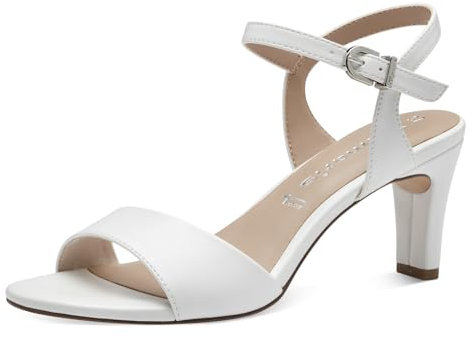 Tamaris Damen Sandalette in weiß - Gr. 36