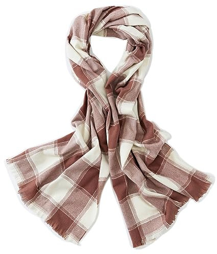 Bellonesc Kaschmirschal Schals für Damen und Herren, Plaid08, 27 x 71