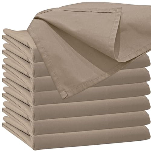 Glatte Bettlaken ohne Gummizug Bettlaken 140 x 200 cm Graubraun Uni Baumwolle Einfache Klassische Hotel Bettücher ohne Spanngummi Laken Leintuch Haushaltstuch Doppelbett Singles Einzelbett