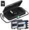 Palogreen NB-2L Battery And Charger With LCD Display For Canon Digital Rebel XT XTi PowerShot S80 S70 S60 S50 S45 S40 S30 G9 G7 VIXIA HF EOS 400D 350D