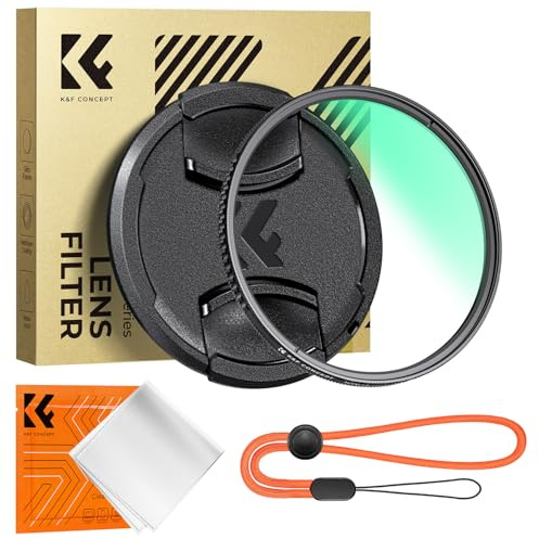 K&F CONCEPT Filter 82mm Polfilter CPL | Optisches Glas mit Multi-Beschichtung, Universal-Objektivdeckel,wasserfest ölabweisend,Nano-Dazzle,FC501