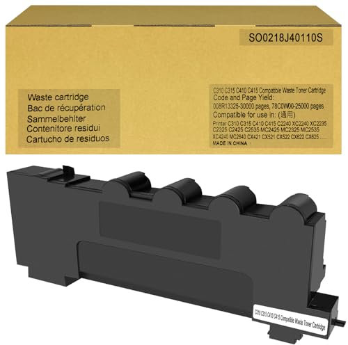 ASEKER 008R13325 78C0W00 Resttonerkartusche Kompatible für Xerox C310 C315 C410 C415 Lexmark C2240 XC2240 XC2235 C2325 C2425 C2535 MC2425 MC2325 MC2535 XC4240 MC2640 CX421 Drucker Abfallkartusche