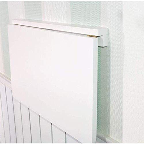 bingomiynhg Wandtisch Klapptisch Klappbarer Schreibtisch Schwebender Tisch Tisch für Arbeitszimmer Schlafzimmer Badezimmer oder Balkon Weiß-100x50cm / 40x20inch