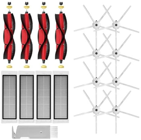Serbatoio dell'acqua Filtro Scatola di Polvere Spazzola Principale Mop Panno Spazzola Laterale Compatibile Con XiaoMi Roborock S5 Max S6 MaxV Ricambi Aspirapolvere