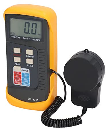 Digital Inance Light Messer mit LCD-Display 0,1-200000LX, Ideal für Bibliothek, Fotografie und Mehr