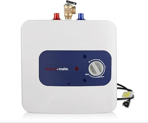 ThermoMate Scaldabagno Elettrico, 15 Litri, 2000W, Sottolavello, Compatto e poco ingombrante, Con spina a 230V, plug e giocare
