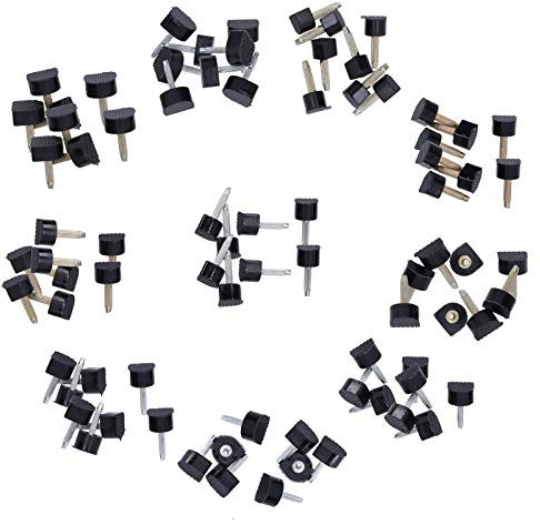 High Heel -Spitze, Schlosse Reparatur -Taps -Kappen TPU Polyurethan Eisen 80pcs High Heel Tipps Schuhe Reparieren Multisize Ersatz