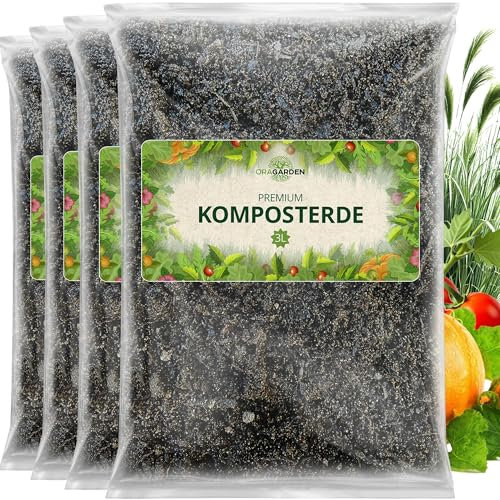 ORAGARDEN Kompost 12L - Nährstoffreiche Komposterde für gesunde Pflanzen - Komposterde fur Pflanzen und Garten