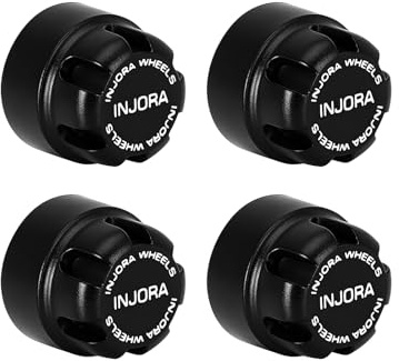 INJORA M2 Wheel Lock Nuts with Aluminum Cap for 1/24 RC Crawlers SCX24