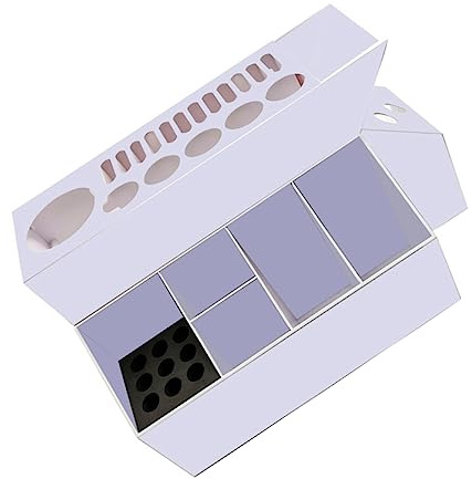 DEARMAMY Friseurscheren Halterung Organizer für Haartrockner und Styling für Friseursalons Badezimmer und Küchen Platzsparendes Design Elegantem