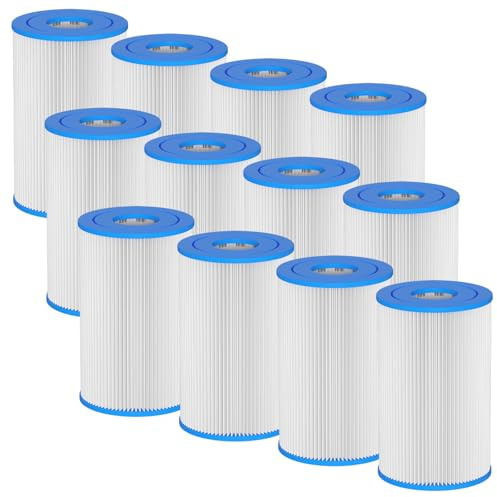 Kalttauchfilter, 20 Mikron, 12,7 x 6,3 cm, Wasserfilter, Ersatzkartusche, kompatibel mit jedem Kalttauchsystem, Eisbadfilter (12er-Pack)