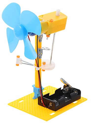 TOYANDONA Diy Science Education Kit Boys and Girls Fan Assembly Toy Electric Circuit Learning Toy Classroom Supplies for Teachers