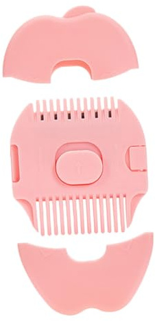 SOIMISS 2-in-1-ponyhaartrimmer mit Metall- und Kunststoffmaterial Tragbares Apfelform-design für Einfaches Haarschneiden und Ponyfransen Trimmen bei Babys und Mädchen