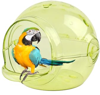 Kanoauo Vogel Nest Für Käfig, Nistkasten Für Wellensittiche Zum Eierlegen Brüten Schlafen, Transparentes Käfigzubehör Bruthütte Für Unzertrennlichen Finken Kanarien Sittichen Hamstern Nymphensittichen