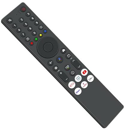VINABTY Ersatz Sprach Fernbedienung Passend für TCL QLED UltraHD 4K Google TV 75P7K 32V5C 40V5C 43V5C 43V6C 50V6C 55V6C 65Q7C 75Q7C 85Q7C 55Q6C 65Q6C 75Q6C 65V6C 75V6C 98Q6C 98Q7C 50Q7C 55Q7C