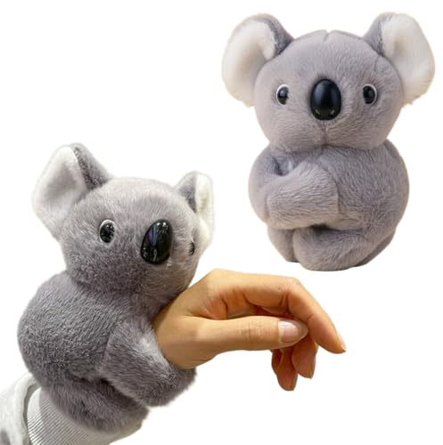PEVRUAY Emotionales Koala, lubaru koala -Unterstützungs-Plüschtier, realistische Umarmungen, Komfort auf Nachfrage, Schlafhilfe, Angstlinderung