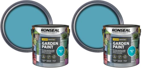 Ronseal GARDEN PAINT SUMMER SKY 2.5L [38514] (Pack of 2)