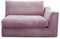 CAVADORE Sofa-Modul Fionamit Armteil rechts / individuell kombinierbar als Ecksofa, Big Sofa oder Wohnlandschaft / 138 x 90 x 112 / Webstoff flieder-lila