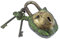 Visage de lion style antique maison serrure de porte fantaisie et clé fonctionnelle symbole vengu feng shui de protection chance prospérité