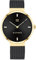 Tommy Hilfiger Analog Quarzuhr für Damen mit Schwarzes Edelstahl-Mesh-Gliederarmband - 1782216