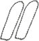 SPARES2GO Chainsaw Chain 45 Drive Link 30cm 12 Compatible with Ryobi OCS1830 RCS36 RCS36B Li Saw (Pack of 2)