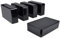 Therlan 5 pack Plastic Junction Project Box ABS Prototype Electronics Enclosure 100 x 60 x 25 mm for Small, Arduino DIY (Black)