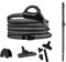 Zentralstaubsauger HouseVac Zubehör Kit 8 Teile Saugschlauch (9m) mit Handgriff Teleskopstange Umschaltbare Bodendüse Fugendüse Premium-Set zur gründlichen Reinigung