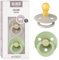 BIBS Colour Schnuller 2er-Pack, BPA-frei, Kirschform Nippel. Naturkautschuk/Latex, Hergestellt in Dänemark. Größe 1 | 0+ Monate | 2-Pack, Sand/Pistachio
