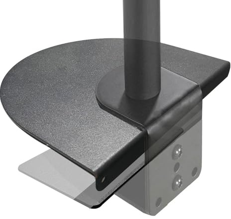 Piastra di rinforzo in acciaio per monitor, piastra di rinforzo per braccio monitor per tavolo fragile, piastra di rinforzo per monitor compatibile con la maggior parte dei supporti per monitor,