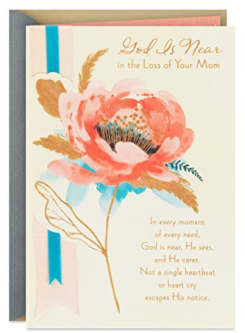 Hallmark DaySpring Religiöse Trauerkarte zum Verlust der Mutter (Gott ist nahe)