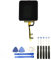 JUANIO Pantalla Completa: Vidrio + LCD Compatible con iPod Nano 6 Negro+ Herramientas