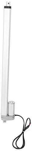 Attuatore Lineare Elettrico JS-TGZ-U1, Attuatore Lineare con Telecomando 12VDC per Sistema di Sollevamento Elettrico Industriale, Attuatore Multifunzione 300N con 3 Tempi (Corsa 600mm)