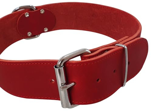 Nobby 80935-01 Halsband TABIL extra breit rot 75 cm (59-69 cm), 50 mm